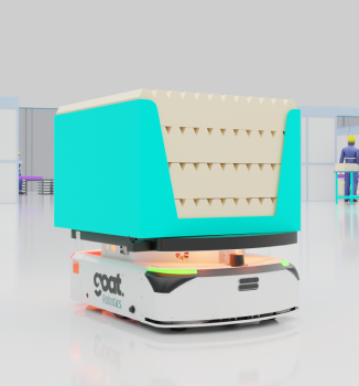 Industrial automated mobile robots and automated guided vehicles utilized for outdoor logistics.