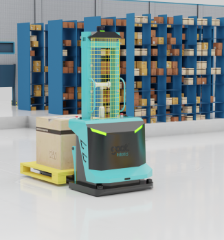 An automated pallet truck helps in quick material handling and movement to lift heavy loads. 